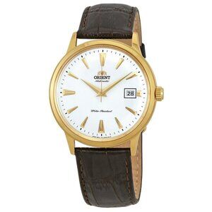 NWT Authentic Orient 2nd Generation Bambino Automatic White Dial Men's Watch